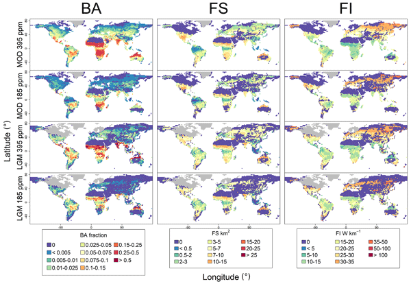 Spatial and temporal expansion of global wildland fire activity in response  to climate change